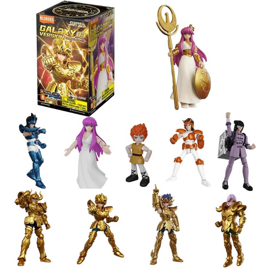 Blokees - Saint Seiya: Galaxy Version 03 - Gold Zodiac GV03 (Cavalieri dello Zodiaco) Hero 10 Action Figure (1 Random) 75033