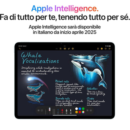 Apple iPad Air 2025 7Gen 11" 128 GB M3 Sideral Grey ITA MC9W4TY/A (Grigio siderale)