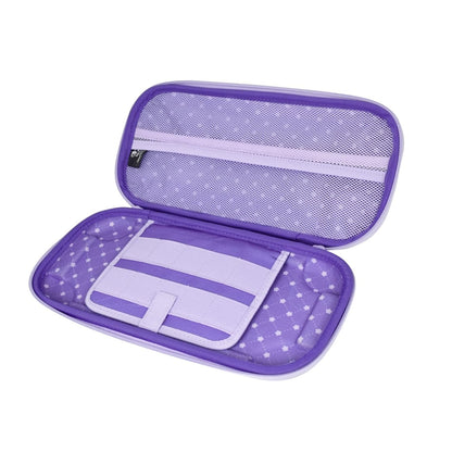 HORI - Vault Case (Kirby e Waddle Dee) Custodia Ufficiale Protettiva da viaggio per Console Nintendo Switch 1 e 2 / OLED - Viola