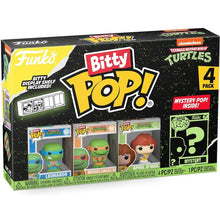 Funko Bitty Pop! Tmnt Tartarughe Ninja Turtles 4Pack Leonardo/Michelangelo/April