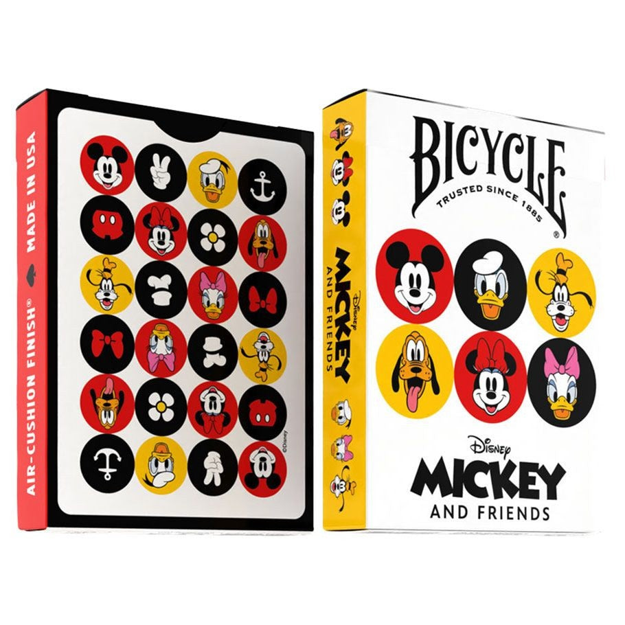 Bicycle - Disney (Mickey and Friends) Playing Cards - Mazzo di Carte da Collezione, Poker, Magia e Cardistry basato sui famoso film di Animzione Disney (Topolino)
