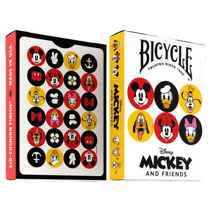 Bicycle - Disney (Mickey and Friends) Playing Cards - Mazzo di Carte da Collezione, Poker, Magia e Cardistry basato sui famoso film di Animzione Disney (Topolino)