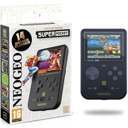 Super Pocket (NeoGeo® Edition) - Console Portatile con 14 giochi Arcade classici