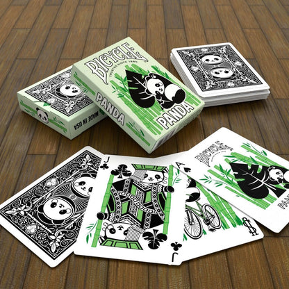 Bicycle - Panda - Playing Cards - Mazzo di Carte da Collezione, Poker, Magia e Cardistry basato sui famosi e simpatici Animali