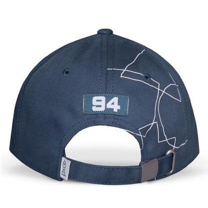 Difuzed - PlayStation Blu Navy 94 Logo Ufficiale Strapback - Berretto Cappello con Visiera Curva Stile Baseball Cap