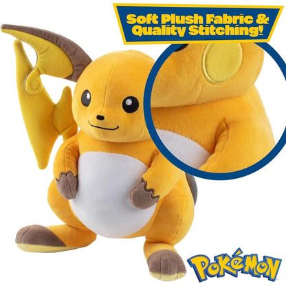 Pokémon - Peluche (Raichu) Morbido Grande 25Cm Pupazzo Plush Giocattoli Bambini