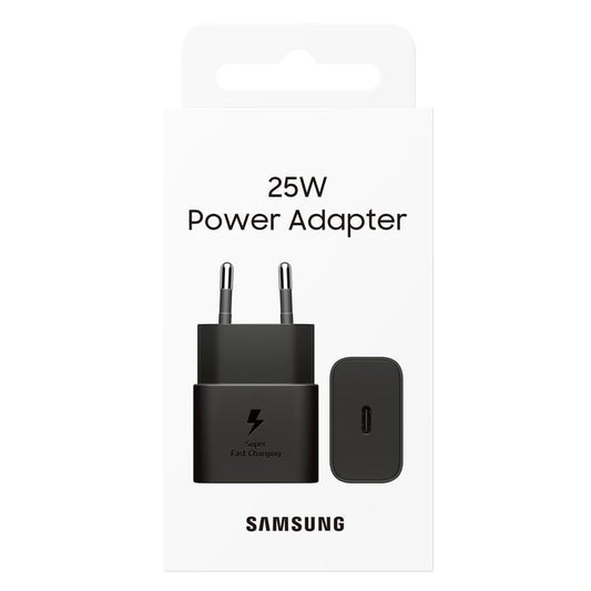 Samsung Caricatore Originale 25W USB-C Type-C Caricabatterie Fast EP-2510N Nero