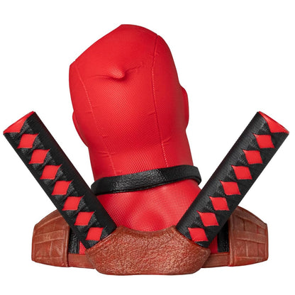 Portapenne da Scrivania Marvel (Deadpool) Gadget 3D - Porta Penne Decorativo in Resina con Scomparto Interno | Cancelleria (9,8 x 16,3 x 9,8 cm)