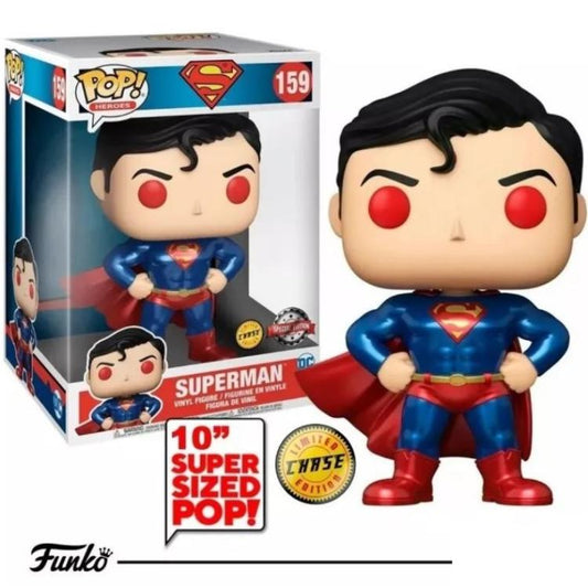 Funko Pop Heroes Dc Comics 159 Superman (Chase) 25Cm Special Edition Statuetta