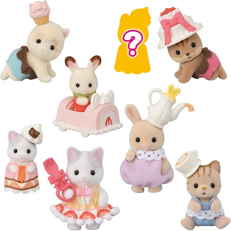 Sylvanian Families Baby Dolci In Forno 1 Busta Mystery Mini Figure Case Bambole