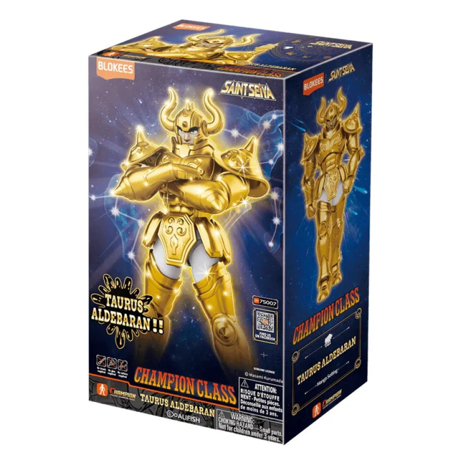 Blokees Saint Seiya: Champion Class Taurus Aldebaran Action Figure Zodiaco 75007