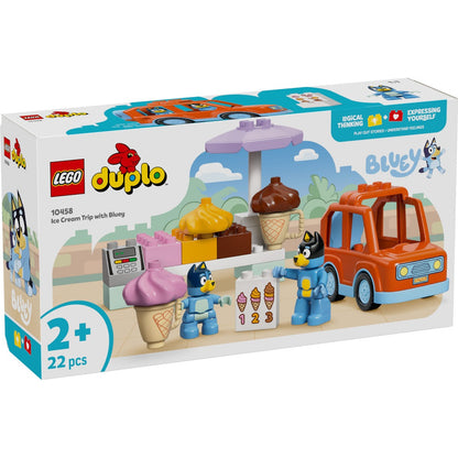 Lego - Duplo 10458 Bluey (Visita alla Gelateria di Bluey) Figure Costruzioni 22pz (2+)