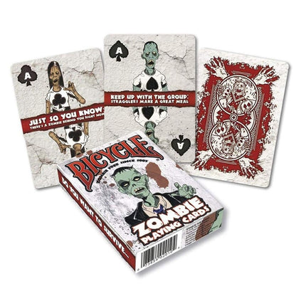 Bicycle - Zombie - Playing Cards - Mazzo di Carte da Collezione, Poker, Magia e Cardistry basato sui famosi Personaggi Horror