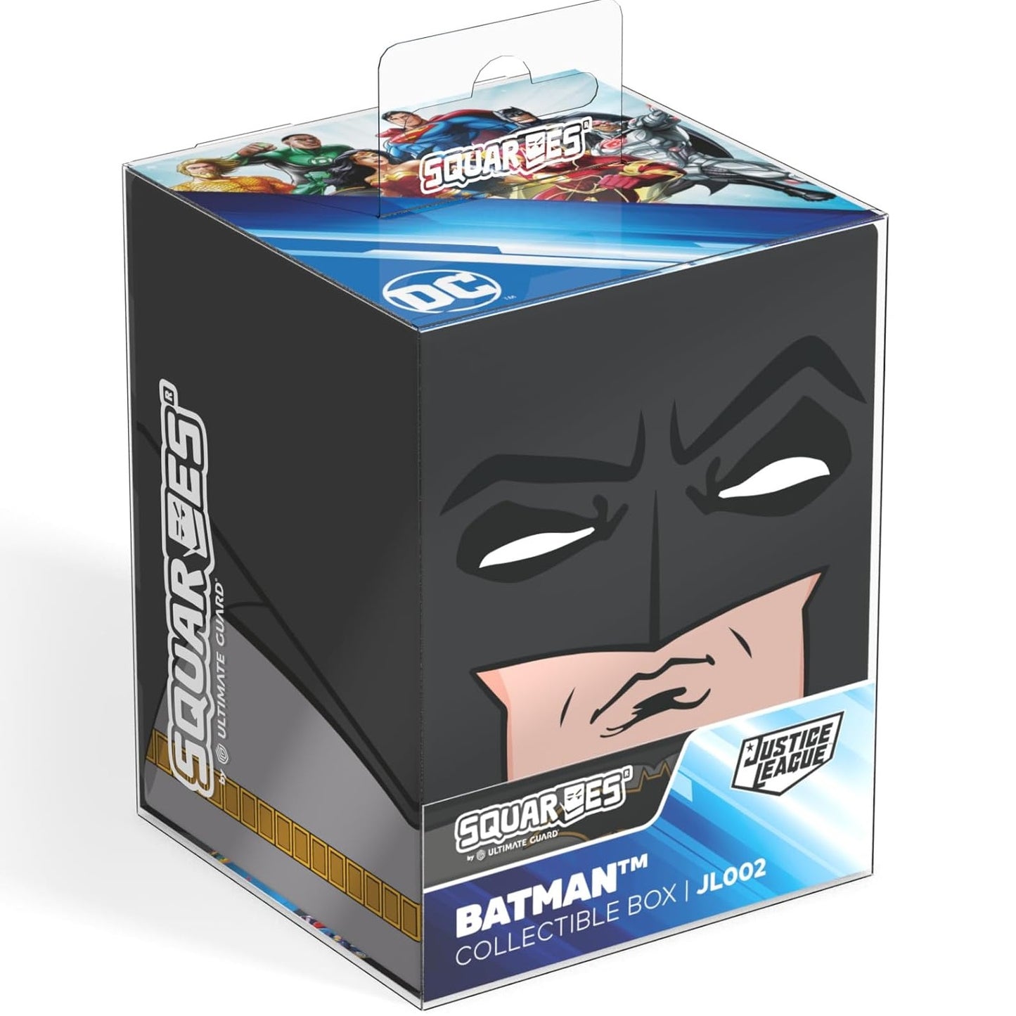 Squaroes Justice League JL002 (Batman) Box Collezione Scatola Porta Mazzo Carte TCG