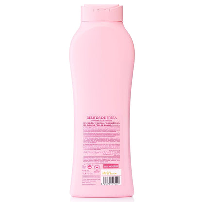 Tulipan Negro Shower Gel Bagno Doccia (Besitos alla Fragola) Bagnoschiuma 650ML