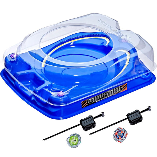 Hasbro - Beyblade X (X-Drop Battle Set da Combattimento) Battle Beystadium + 2 Trottole
