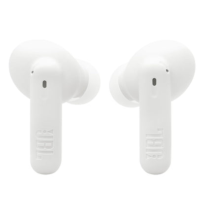Jbl Auricolari (Wave Beam 2) Perfect Fit, In-Ear, Ip54, Cuffie Connessione Multipoint Bluetooth True Wireless Senza Filo, Cancellazione del Rumore, 40 ore di autonomia,White/Bianco