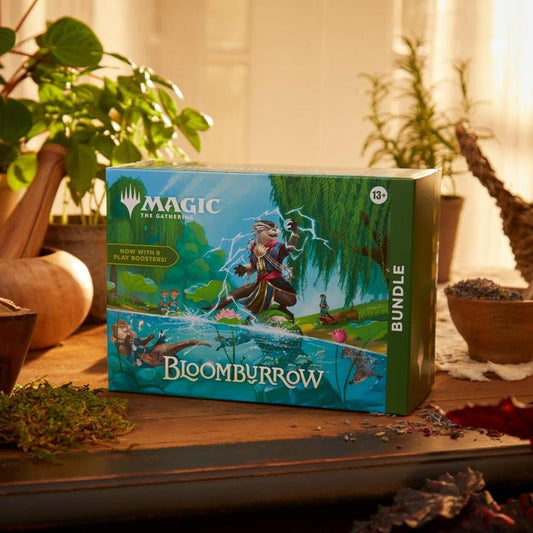 Magic The Gathering (Bloomburrow) Bundle Beyond Booster 9 Buste + Accessori Eng