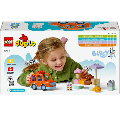 Lego - Duplo 10458 Bluey (Visita alla Gelateria di Bluey) Figure Costruzioni 22pz (2+)