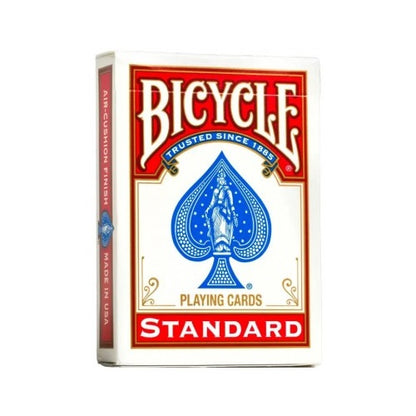 Bicycle - Pack 2 Mazzi Standard Rosso e Blu Index - Playing Cards - Carte Francesi da Poker, Ramino, Black Jack, Collezione, Magia e Cardistry