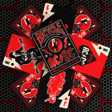Bicycle - Rock (AC/DC) Playing Cards - Mazzo di Carte da Collezione, Poker, Magia e Cardistry basato sul famoso gruppo Musicale Rockstar