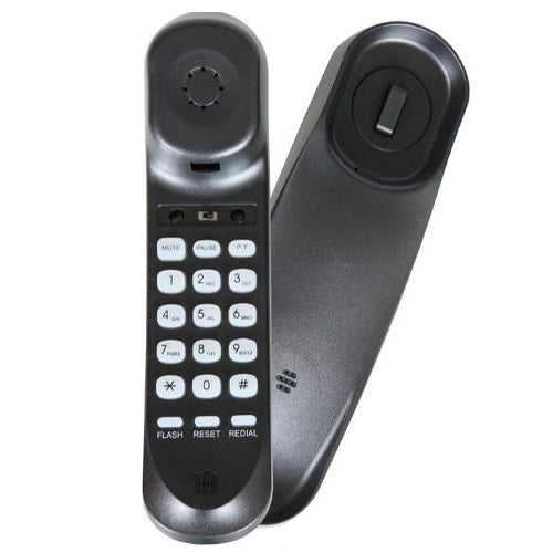 CiaoBosi - Telefono Fisso a Parete o Tavolo Tasti Grandi Hotel Ufficio Casa Nero