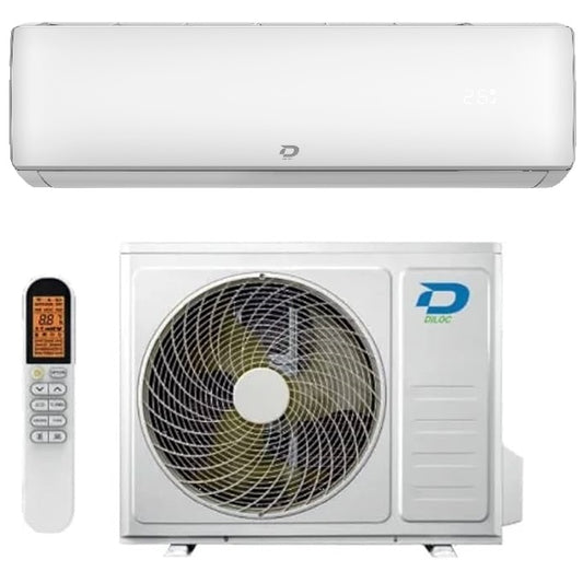 Diloc Condizionatore Inverter 9000Btu Class A++ R32 Climatizzatore Wifi Sky Plus