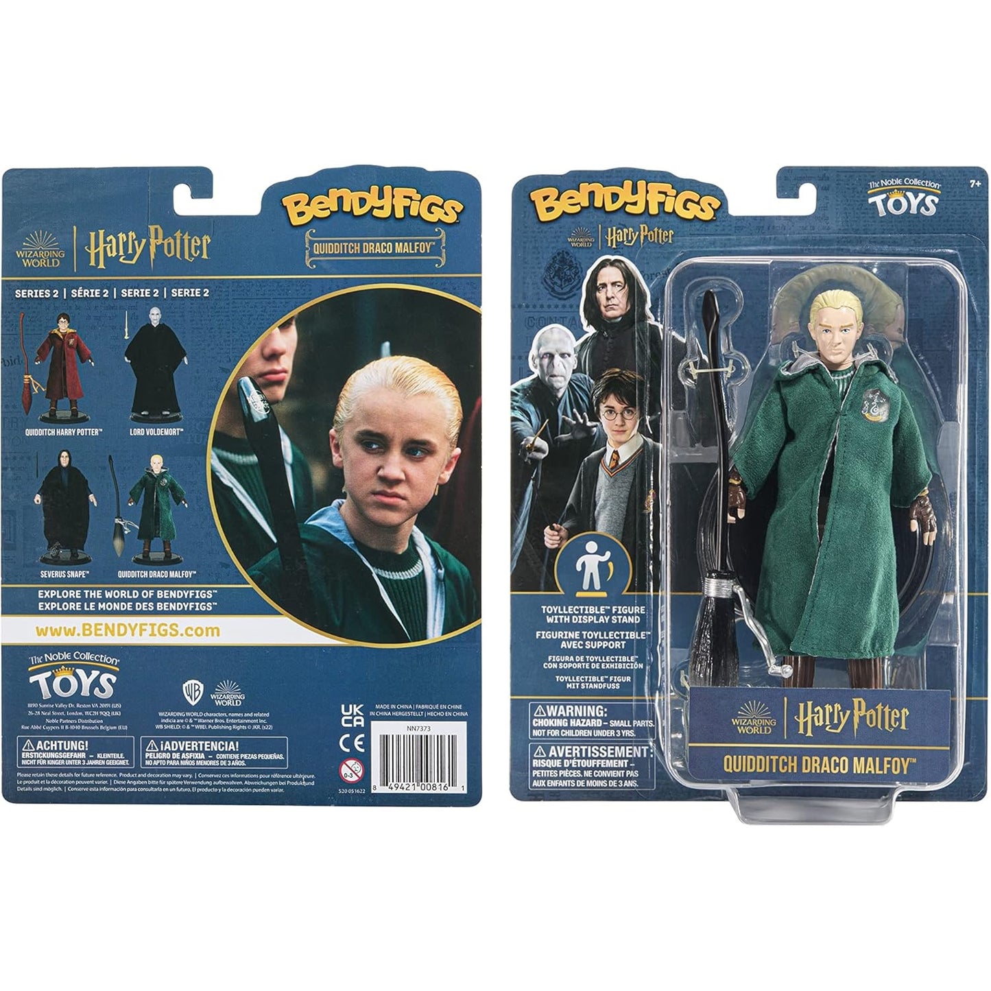 Bendyfigs - Quidditch Harry Potter (Draco Malfoy) Serie 2 Action Figure 16cm Noble Collection
