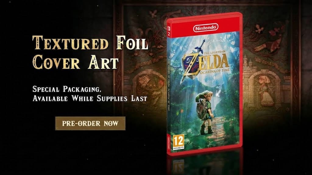 The Legend Of Zelda Ocarina Of Time Nintendo Switch 2 Gioco ITA (Preorder) - Keycard Pal Nuovo Limited