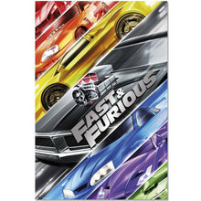 Maxi Poster Locandina Film (Fast & Furious) Cinema Auto da Corsa, Cult, TV, Arte Incorniciabile da Salone Casa Ufficio 91x61 cm