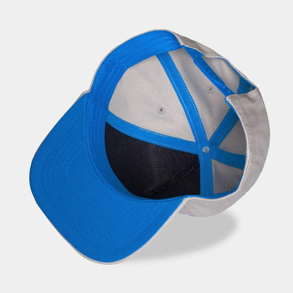 Difuzed - God of War (Ragnarok) Logo Ufficiale Strapback/Snapback - Berretto Cappello con Visiera Dritta Cappellino Stile Basket/Baseball Cap Grigio