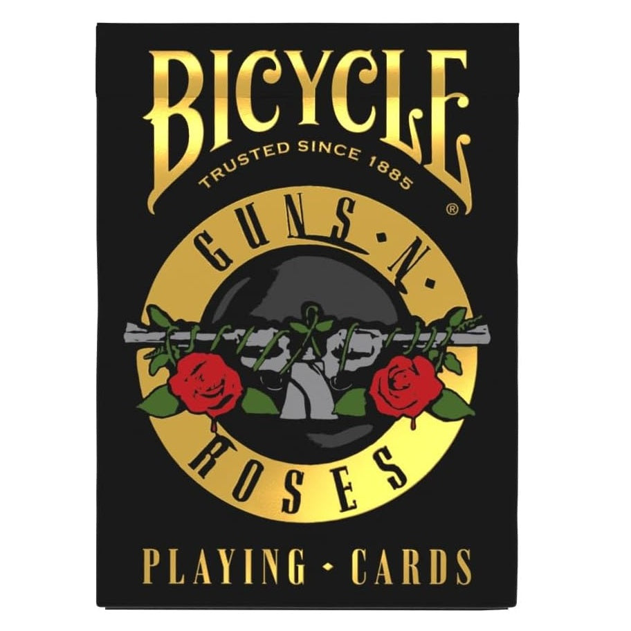 Bicycle - Rock (Guns N' Roses) Playing Cards - Mazzo di Carte da Collezione, Poker, Magia e Cardistry basato sul famoso gruppo Musicale Rockstar