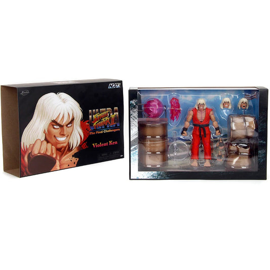 Jada - Ultra - Street Fighter II: The Final Challengers (Violent Ken) Next Level - Action Figure Deluxe 15 cm