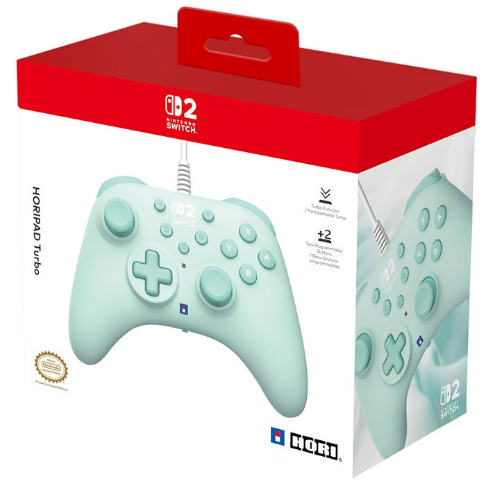 Hori Horipad Turbo (Cozy Verde) Controller Wired Cablato Nintendo Switch 2 - PC