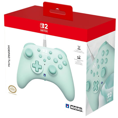 Hori Horipad Turbo (Cozy Verde) Controller Wired Cablato Nintendo Switch 2 - PC