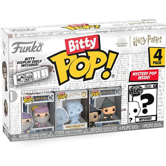 Funko Bitty Pop ! Harry Potter - Albus Dumbledore/Nearly Nick/Minerva Mcgonagall