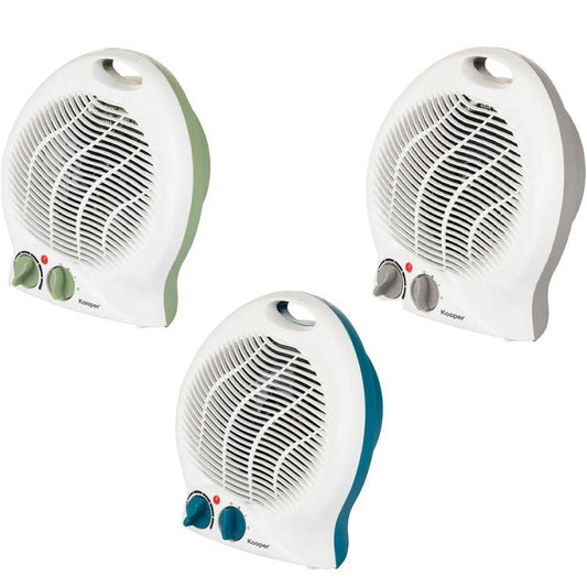Kooper Ventosus Termoventilatore Regolabile 2000W Caldo Bagno Stufetta Elettrica