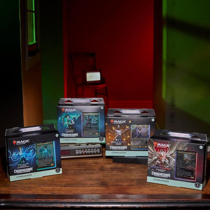 Magic The Gathering: Duskmourn House Of Horror - Com Deck (Set Completo 4Pz) Eng