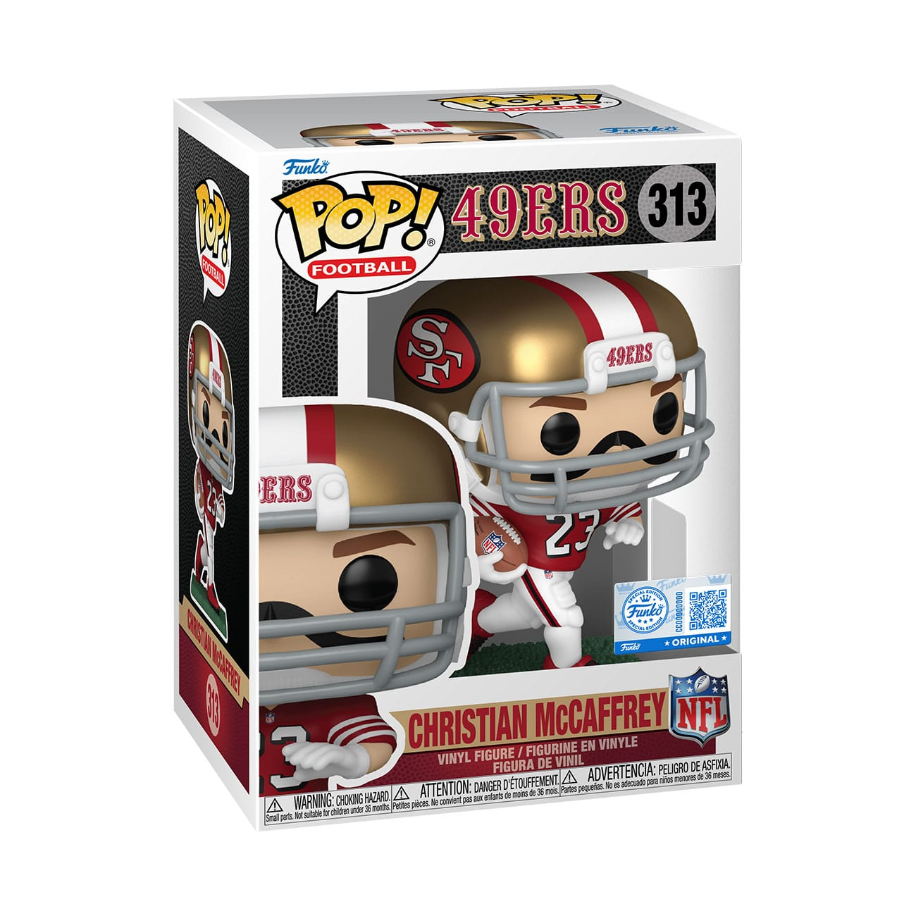 Funko Pop! Football 49Ers (313) Christian McCaffrey Special Edition - Vinyl Figure 9cm