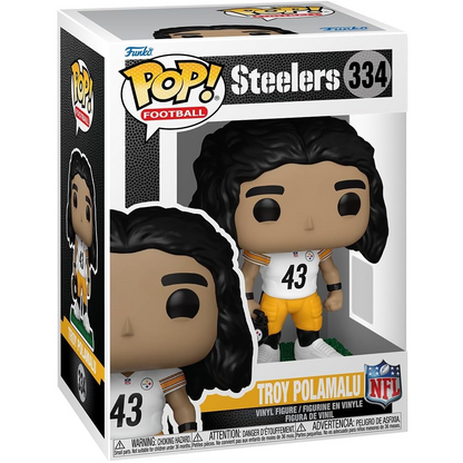 Funko Pop! Football NFL Steelers (334) Troy Polamalu - Vinyl Figure 9cm