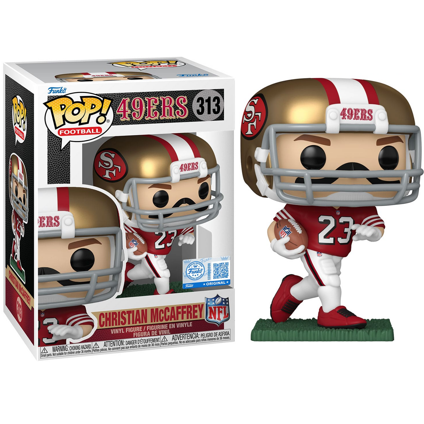 Funko Pop! Football 49Ers (313) Christian McCaffrey Special Edition - Vinyl Figure 9cm