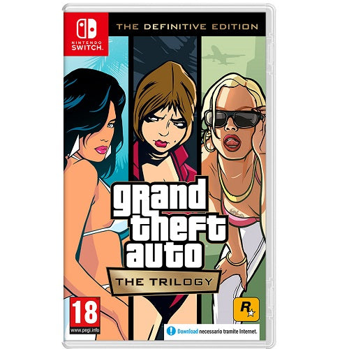 Gta Grand Theft Auto Trilogy The Definitive Edition Nintendo Switch Italiano Eu