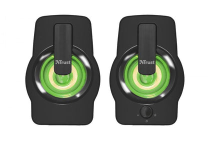 Trust Gemi Speaker Casse Audio Pc Desktop Stereo Con Led Rgb Altoparlante Usb