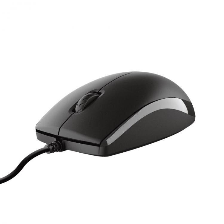 Trust Kit Tastiera Mouse Ottico Usb Trust Primo Set Keyboard Regolabile Nero