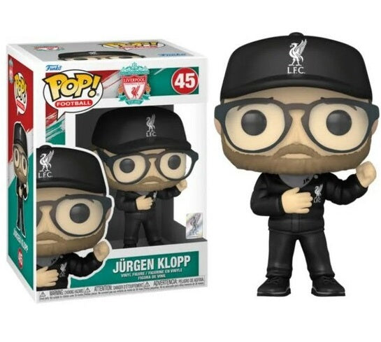 Funko Pop ! Football - (45) Jurgen Klopp Coach Liverpool Manager Figure 9Cm