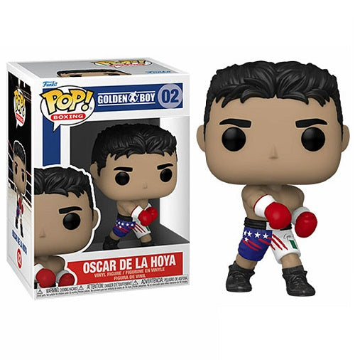 Funko Pop Boxing 02 Golden Boy Oscar De La Hoya Vinyl Action Figure Statua Boxe