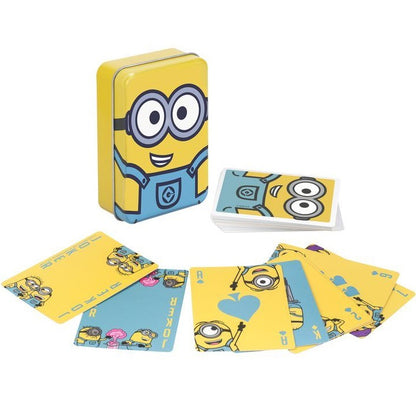 Paladone Playing Cards: Minions Mazzo Carte Da Gioco Francesi Poker Box Di Latta
