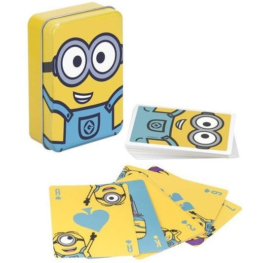 Paladone Playing Cards: Minions Mazzo Carte Da Gioco Francesi Poker Box Di Latta