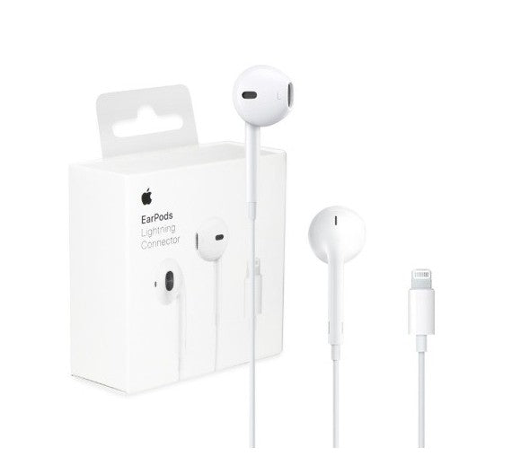 APPLE AURICOLARI EARPODS CON CONNETTORE LIGHTNING MMTN2ZM/A IPHONE IOS IPAD PRO