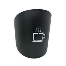 Universo - Applique da Parete Decorativo a Forma di (Tazza Caffè) - Lampada da Muro in Metallo con Attacco E27 per Arredo Casa, Cucina, Bar, Ristorante, Caffetteria, B&B - Nero
